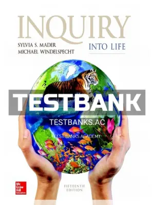 Test Bank for Inquiry Into Life 15th Edition by Mader