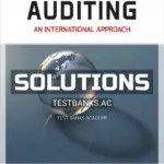Solutions Manual for Auditing An International Approach 8th CA Edition by Smieliauskas