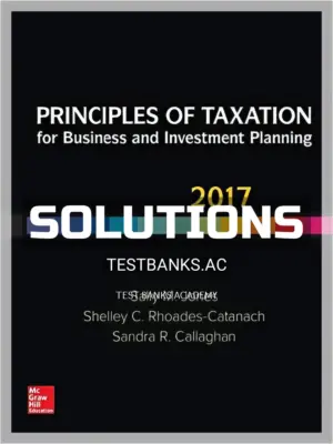 Solutions Manual for Principles of Taxation for Business and Investment Planning 20th Edition by Jones