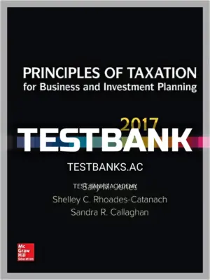 Test Bank for Principles of Taxation for Business and Investment Planning 20th Edition by Jones