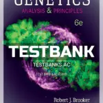 Test Bank for Genetics Analysis and Principles 6th Edition by Brooker