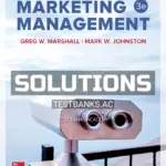 Solutions Manual for Marketing Management 3rd Edition by Marshall
