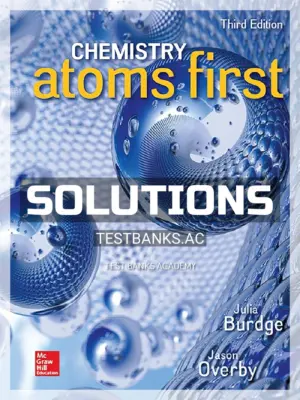 Solutions Manual for Chemistry Atoms First 3rd Edition by Burdge