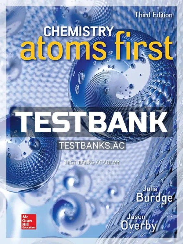 Test Bank for Chemistry Atoms First 3rd Edition by Burdge