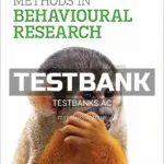 Test Bank for Methods In Behavioural Research 3rd CA Edition by Cozby