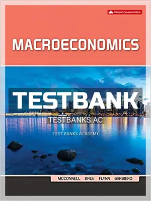 Test Bank for Macroeconomics 15th CA Edition by McConnell