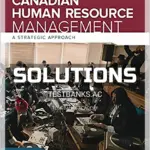 Solutions Manual for Canadian Human Resource Management 12th CA Edition by Schwind