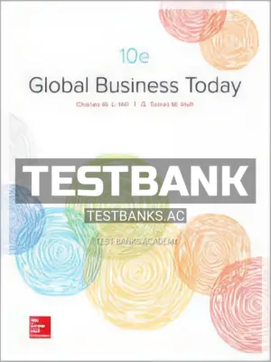 Test Bank for Global Business Today 10th Edition by Hill