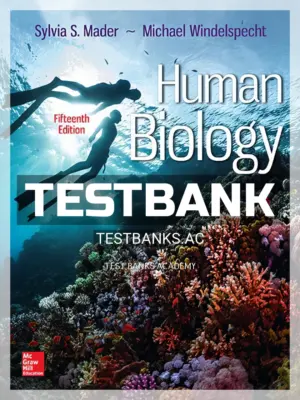 Test Bank for Human Biology 15th Edition by Mader