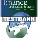 Test Bank for Finance Applications and Theory 4th Edition by Cornett