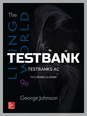 Test Bank for Living World 9th Edition by Johnson