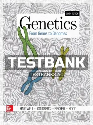Test Bank for Genetics From Genes to Genomes 6th Edition by Hartwell