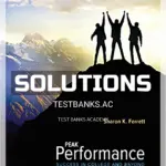 Solutions Manual for Peak Performance Success in College and Beyond 10th Edition by Ferrett