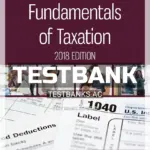 Test Bank for Fundamentals of Taxation 2018 Edition 11th Edition by Cruz