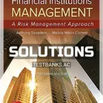 Solutions Manual for Financial Institutions Management A Risk Management Approach 9th Edition by Saunders