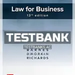 Test Bank for Law for Business 13th Edition by Barnes