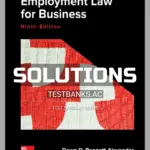Solutions Manual for Employment Law for Business 9th Edition by Bennett-Alexander