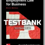 Test Bank for Employment Law for Business 9th Edition by Bennett-Alexander