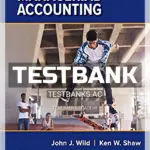 Test Bank for Managerial Accounting 6th Edition by Wild