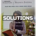 Solutions Manual for Taxation of Business Entities 2017 8th Edition by Spilker