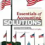 Solutions Manual for Essentials of Accounting for Governmental and Not for Profit Organizations 13th Edition by Copley