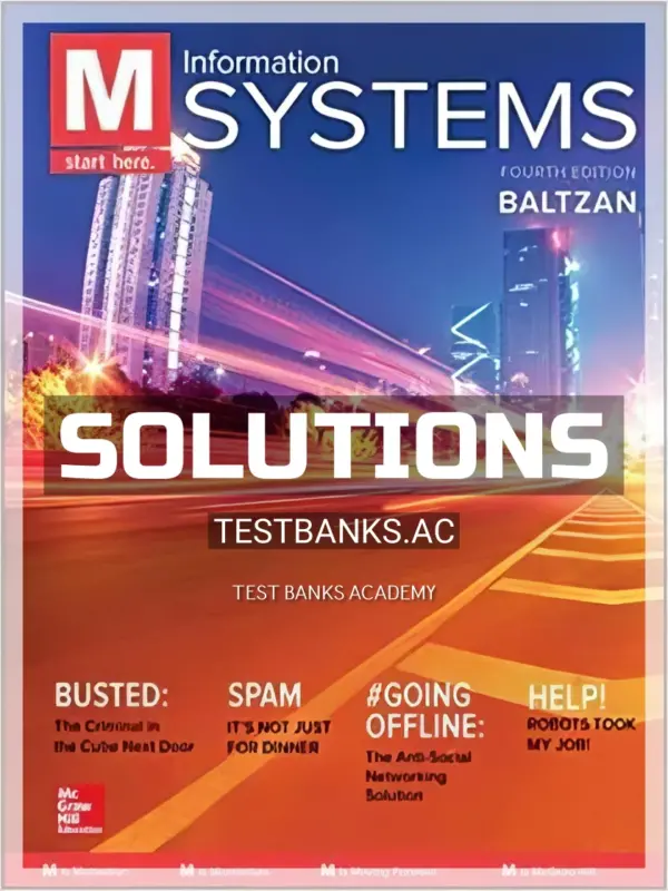 Solutions Manual for M Information Systems 4th Edition by Baltzan