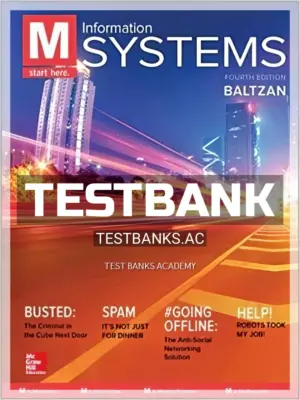 Test Bank for M Information Systems 4th Edition by Baltzan