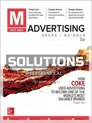 Solutions Manual for M Advertising 3rd Edition by Schaefer