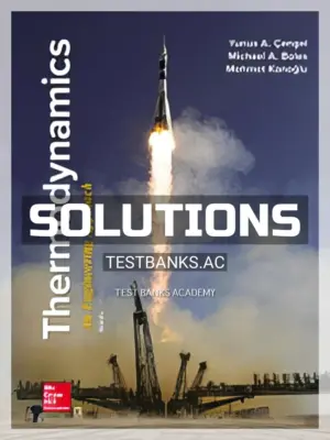 Solutions Manual for Thermodynamics An Engineering Approach 9th Edition by Cengel