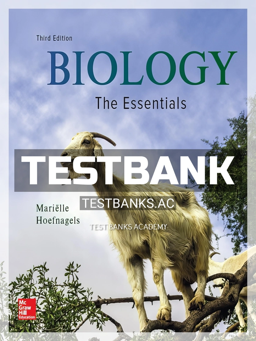 9781259824913-TEST-BANK Test Bank for Biology The Essentials 3rd Edition by Hoefnagels