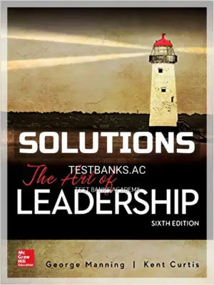 Solutions Manual for The Art of Leadership 6th Edition by Manning