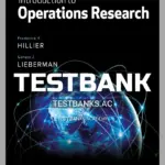 Test Bank for Introduction to Operations Research 11th Edition by Hillier