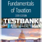 Test Bank for Fundamentals of Taxation 2019 12th Edition by Cruz