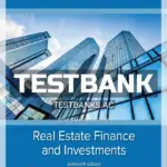 Test Bank for Real Estate Finance & Investments 16th Edition by Brueggeman