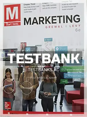 Test Bank for M Marketing 6th Edition by Grewal