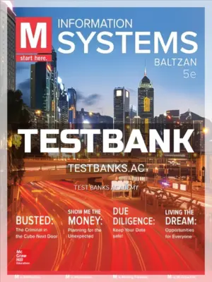 Test Bank for M Information Systems 5th Edition by Baltzan