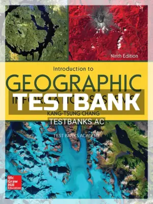 Test Bank for Introduction to Geographic Information Systems 9th Edition by Chang