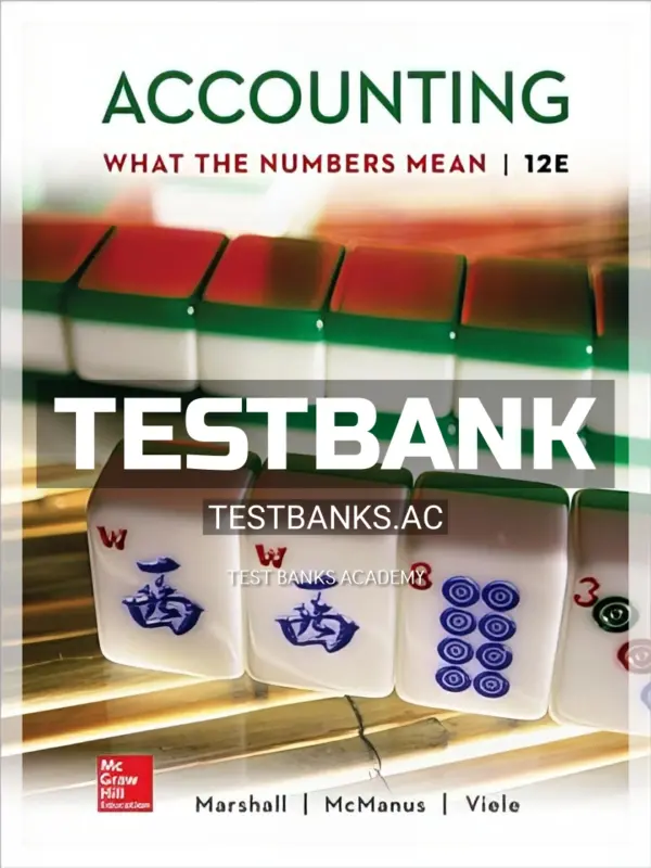 Test Bank for Accounting 12th Edition by Marshall