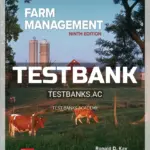 Test Bank for Farm Management 9th Edition by Kay