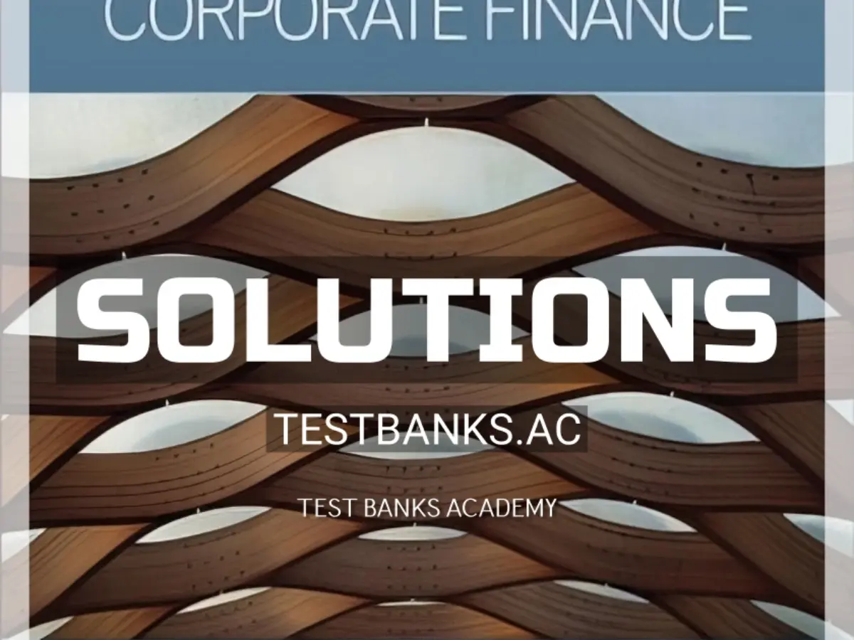 Solutions Manual for Principles of Corporate Finance 13th Edition