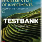 Test Bank for Fundamentals of Investments Valuation and Management 9th Edition by Jordan