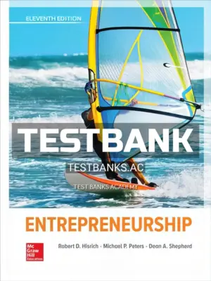 Test Bank for Entrepreneurship 11th Edition by Hisrich