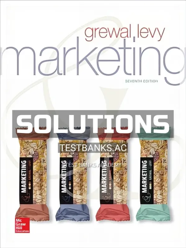 Solutions Manual for Marketing 7th Edition by Grewal