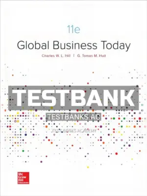 Test Bank for Global Business Today 11th Edition by Hill