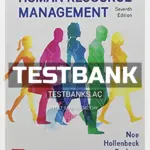 Test Bank for Fundamentals of Human Resource Management 7th Edition by Noe
