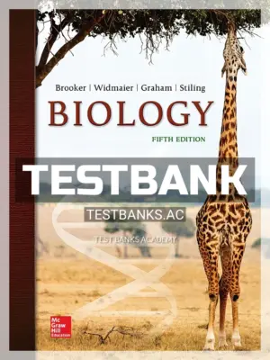 Test Bank for Biology 5th Edition by Brooker