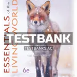 Test Bank for Essentials of The Living World 6th Edition by Johnson