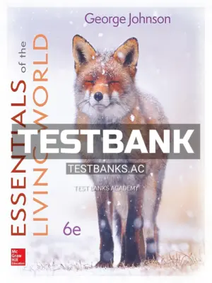 Test Bank for Essentials of The Living World 6th Edition by Johnson