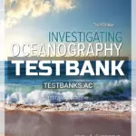 Test Bank for Investigating Oceanography 3rd Edition by Sverdrup