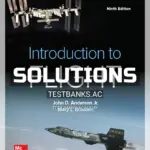 Solutions Manual for Introduction to Flight 9th Edition by Anderson